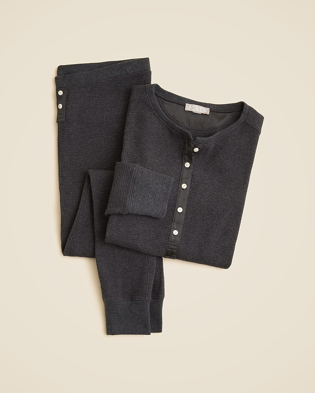 Waffle-knit pajama set | J. Crew US