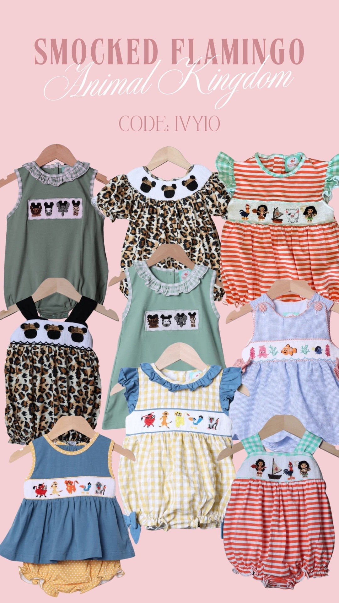 Animal kingdom outfit inspo for your toddler 🦁🐭✨ code IVY10 can be used at the Smocked Flamingo!

#LTKBaby #LTKKids