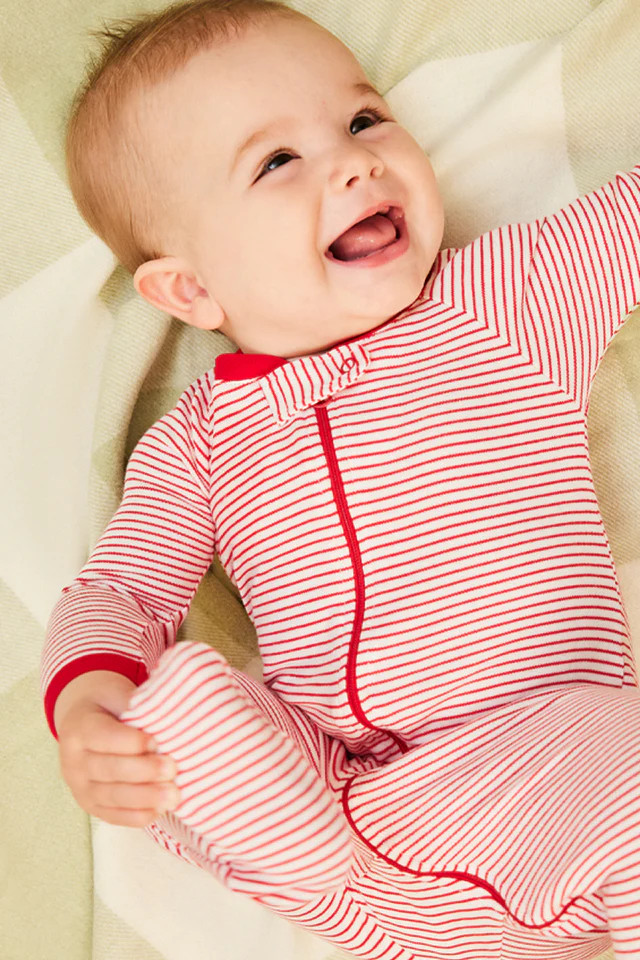 Baby Sleeper in Classic Red | LAKE Pajamas