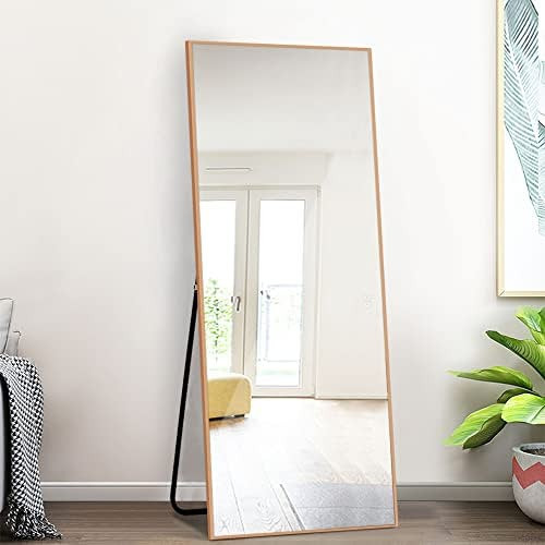 NeuType Dressing Mirror Full Length 59"x20" Floor-Standing Mirror Wall-Mounted Mirror, Floor Rect... | Amazon (US)