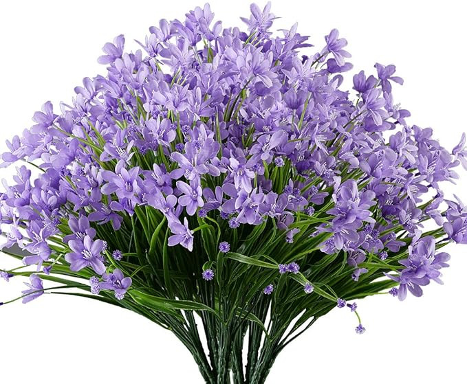 20 Bundles Artificial Daffodils Flowers, Fake Artificial Greenery UV Resistant No Fade Faux Plast... | Amazon (US)