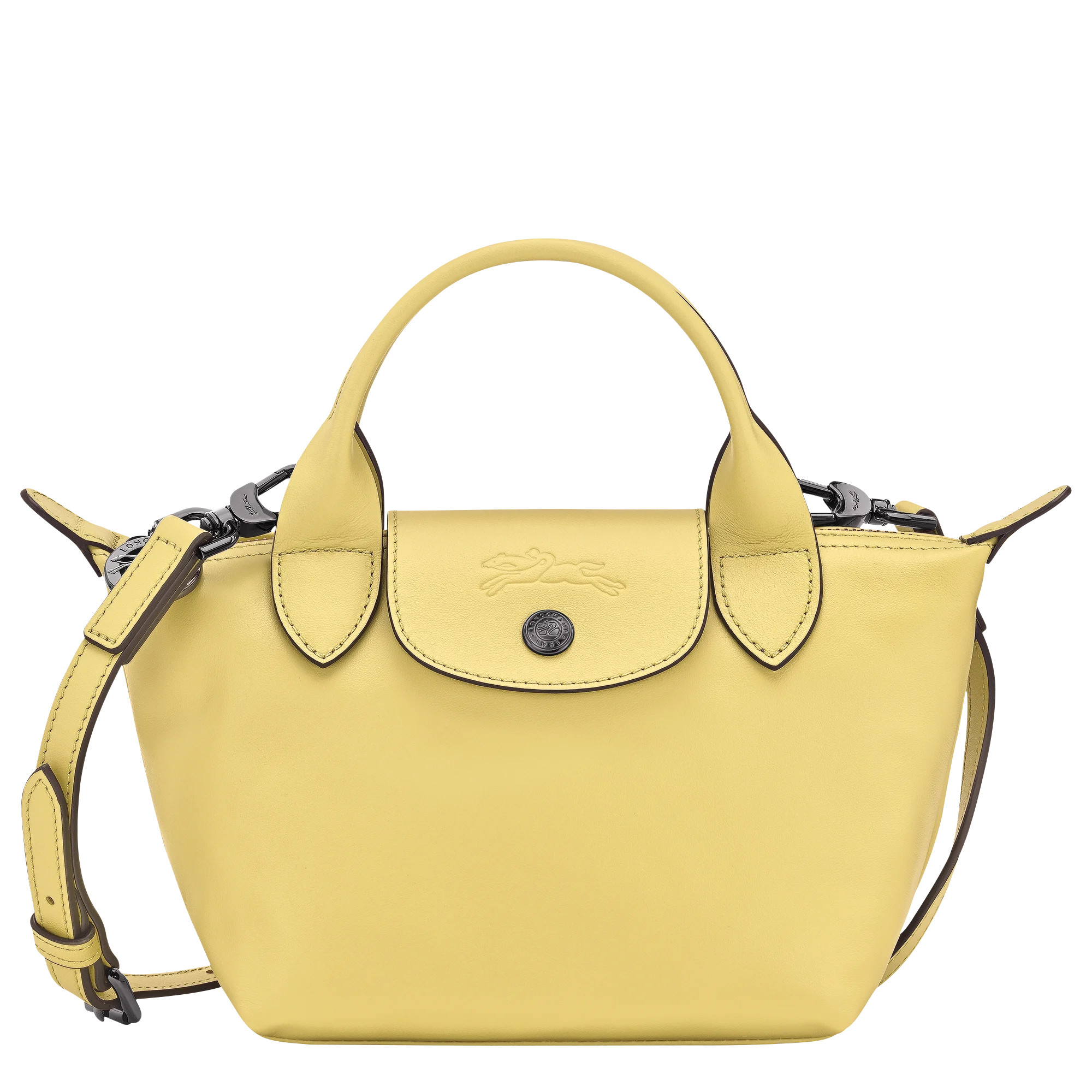 Le Pliage Xtra XS Handbag Lime - Leather | Longchamp US | Longchamp