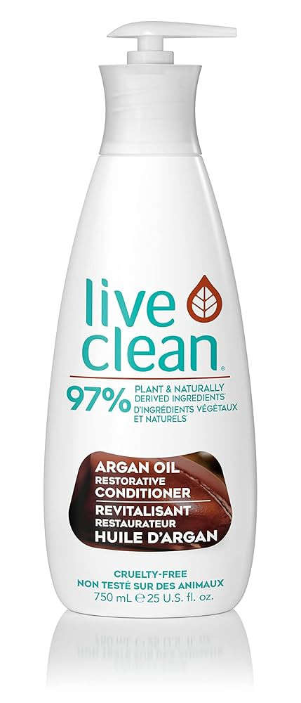 Live Clean Exotic Nectar Conditioner, Restorative Argan Oil, 750 mL | Amazon (CA)
