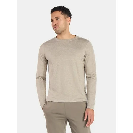 Athletic Works Men s and Big Men s ButterCore Soft Long Sleeve Tee Shirt Sizes XS-5XL | Walmart (US)