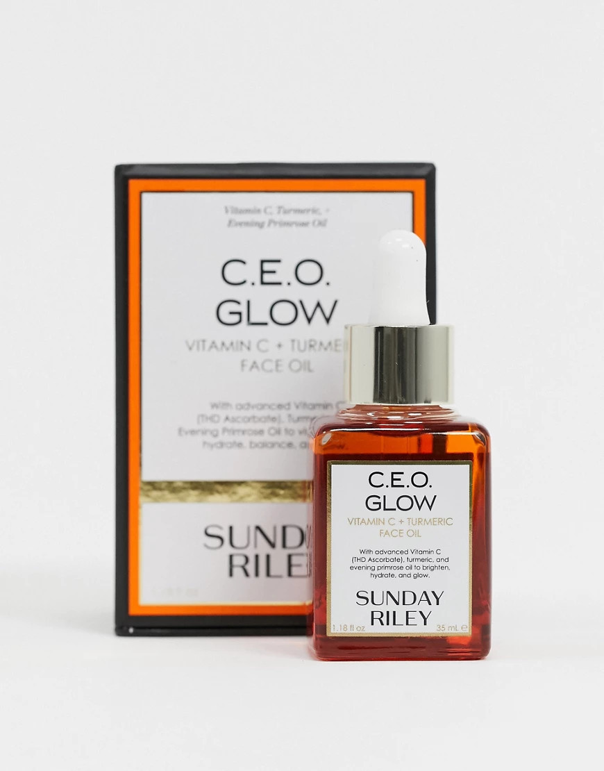 Sunday Riley CEO Glow Vitamin C and Turmeric Face Oil 35ml-Clear | ASOS (Global)