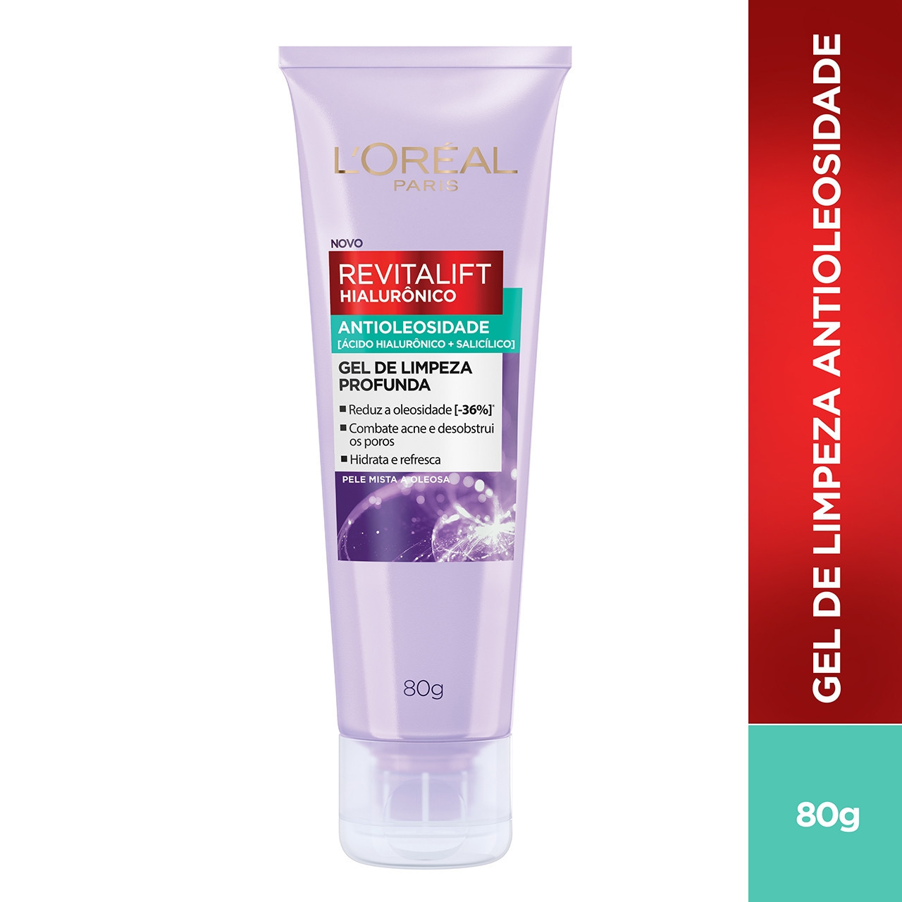 Loreal Revitalift Hialuronico Gel De Limpeza Anti-Oleosidade 80G | DrogaRaia (BR)