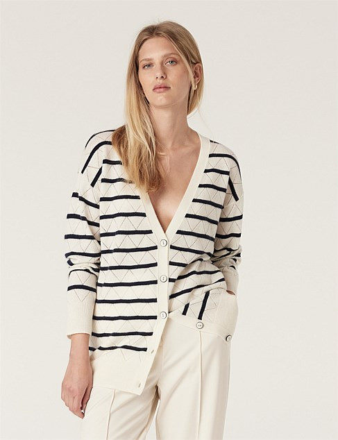 HomeBrandCableCASHWOOL CARDIGAN | David Jones (Australia & New Zealand)