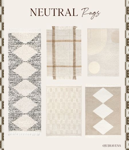 Neutral rugs I’m loving! 

#LTKhome