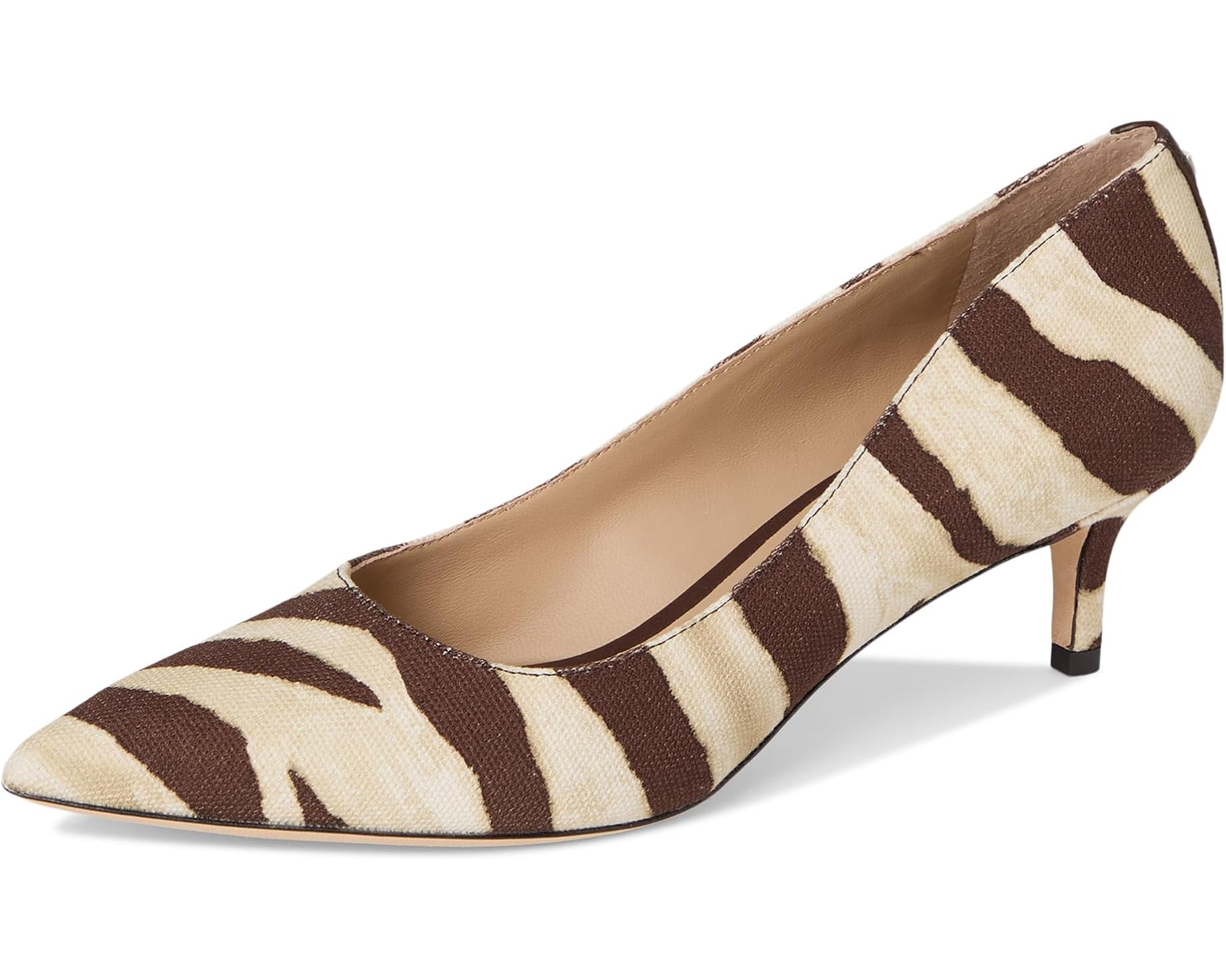 Adrienne Zebra-Print Canvas Pumps | Zappos