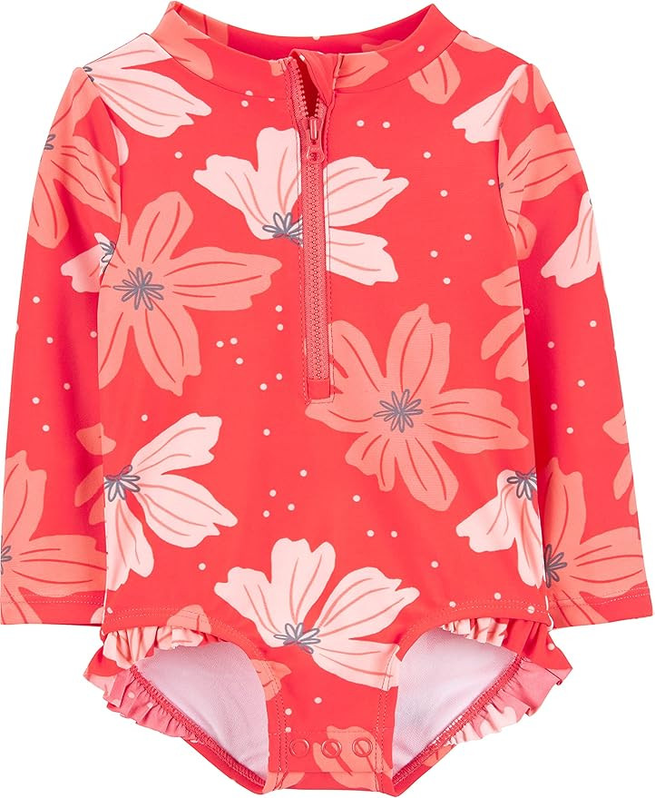 Simple Joys by Carter's Toddlers and Baby Girls' One Piece Rashguard | Amazon (US)