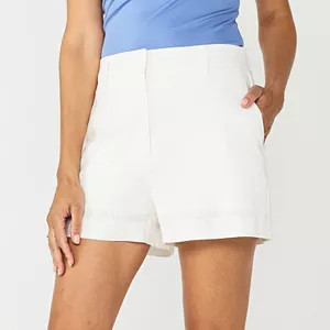 Women's Nine West Pleat-Front High-Waisted Shorts | Kohl's