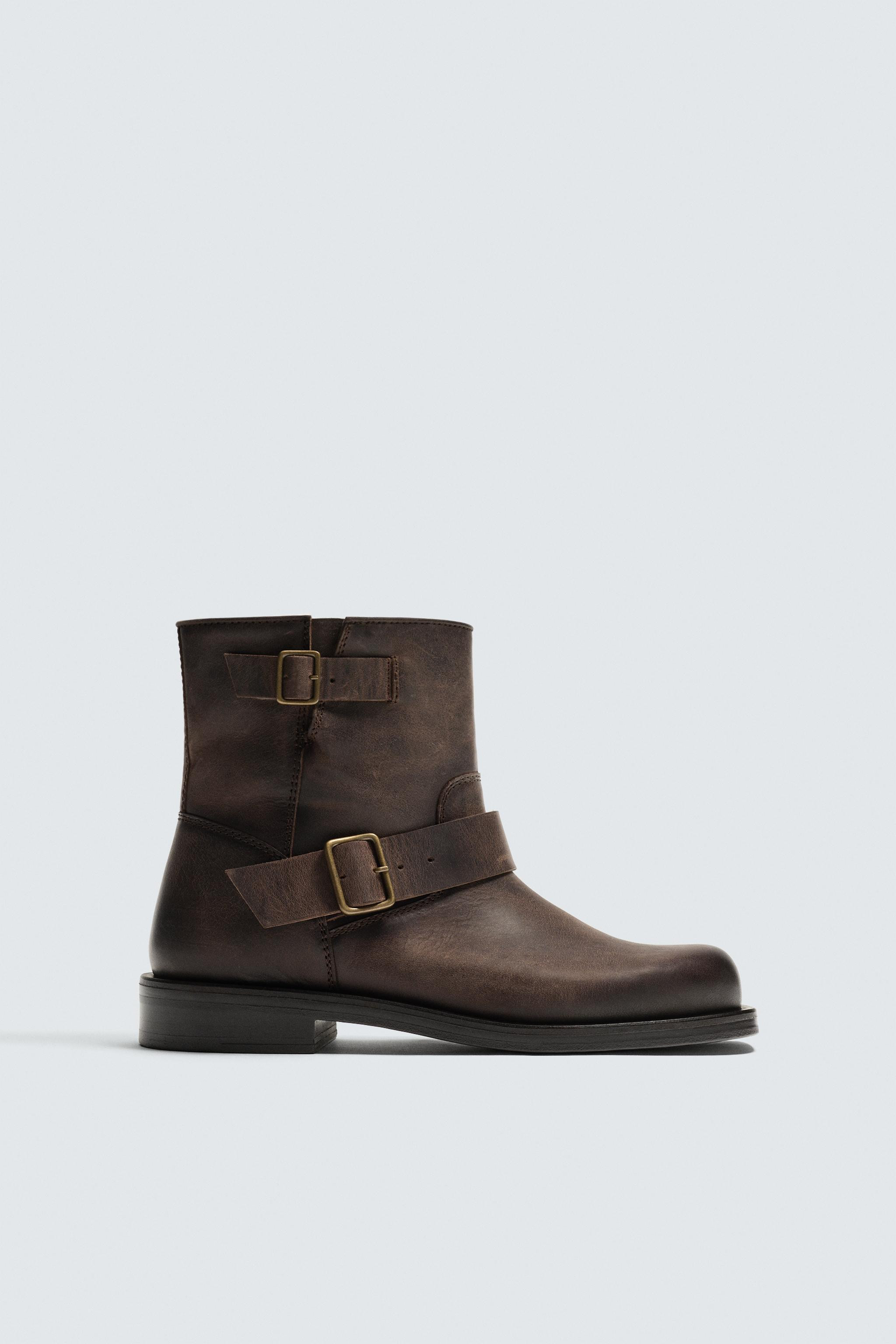 LEDERSTIEFEL MIT SCHNALLEN – LIMITED EDITION | Zara DE