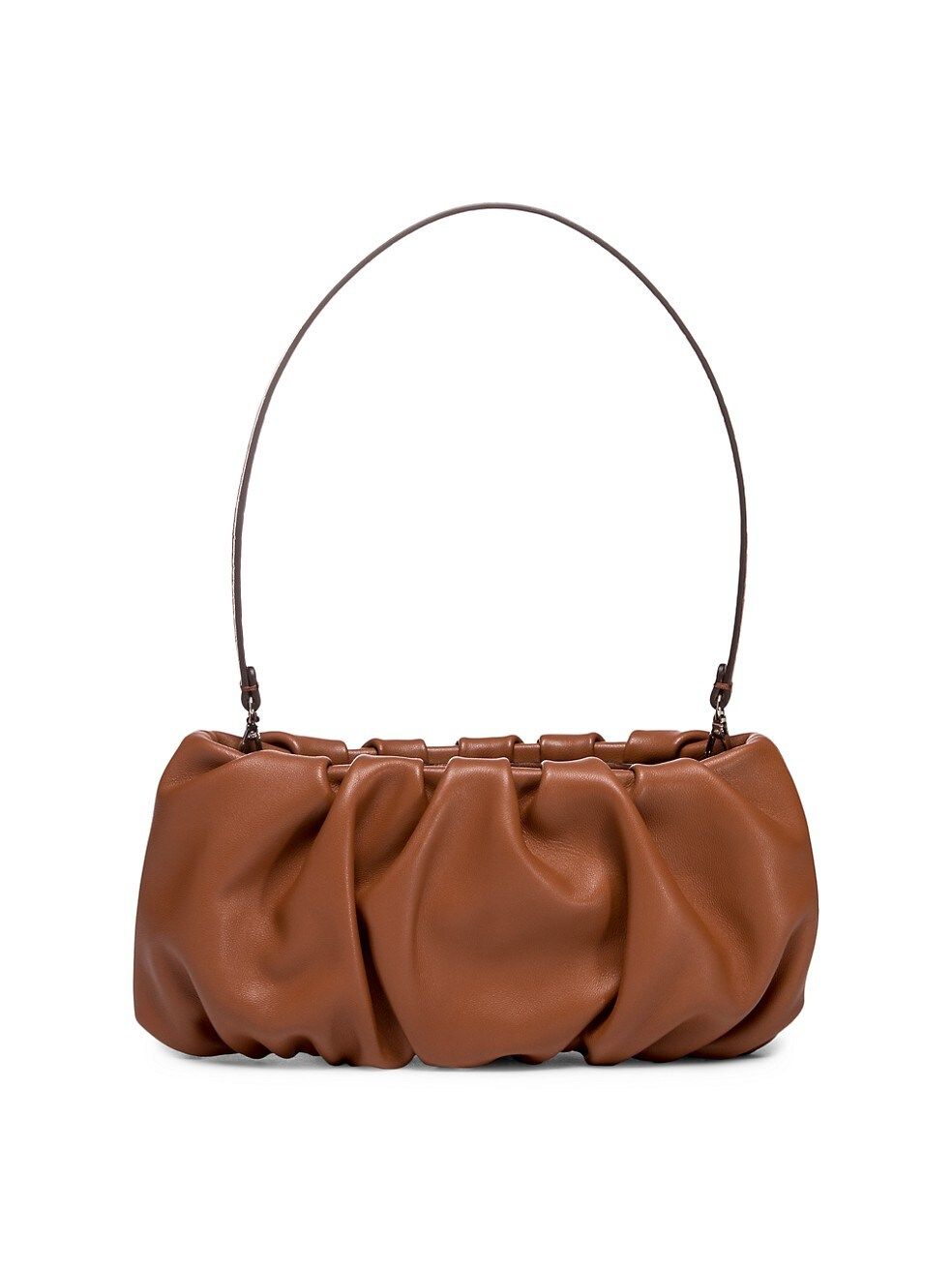 Bean Ruched Leather Shoulder Bag | Saks Fifth Avenue