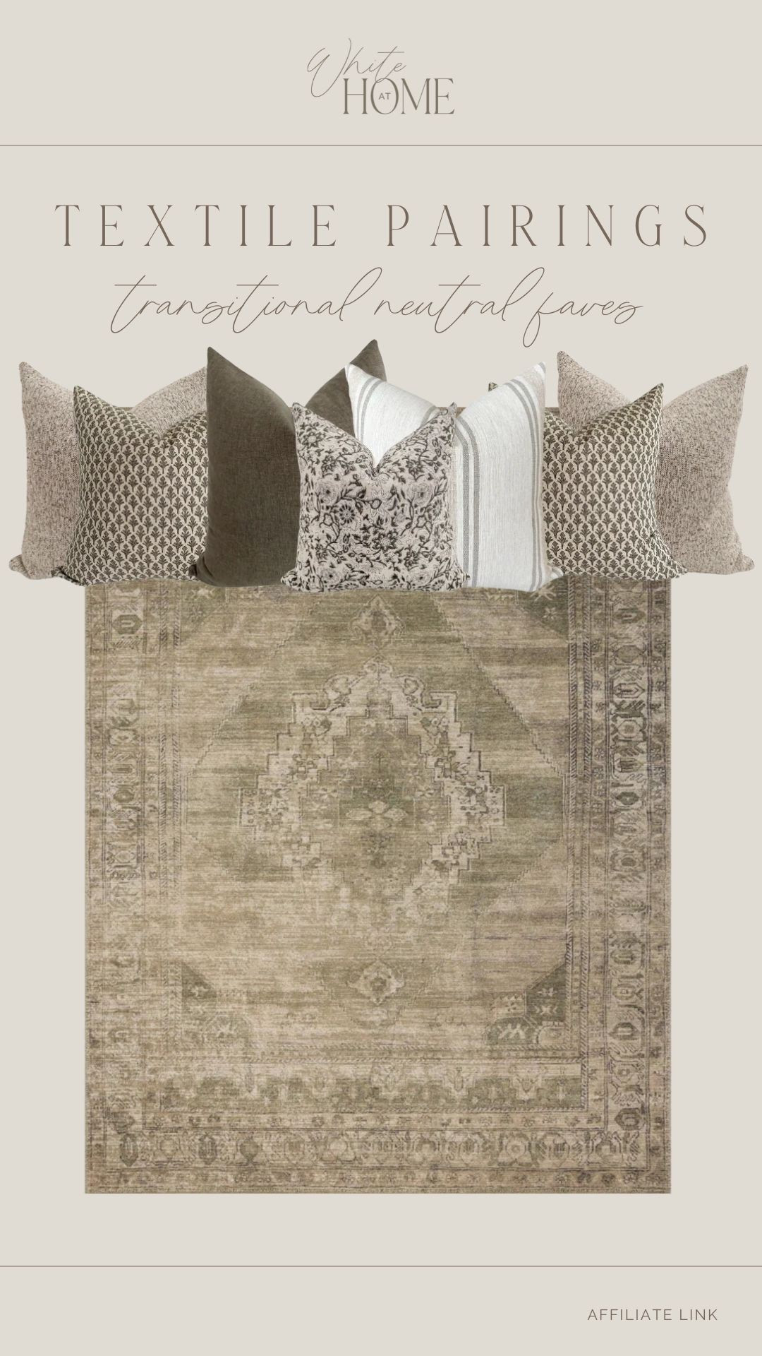 My new living room rug and the prettiest pillows from Hackner Home! I love the mix of patterns and tones while keeping everything very neutral and warm! 

#LTKHome