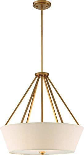 NUVO 60/5841 Four Light Pendant, Pack of 1, Brass | Amazon (US)
