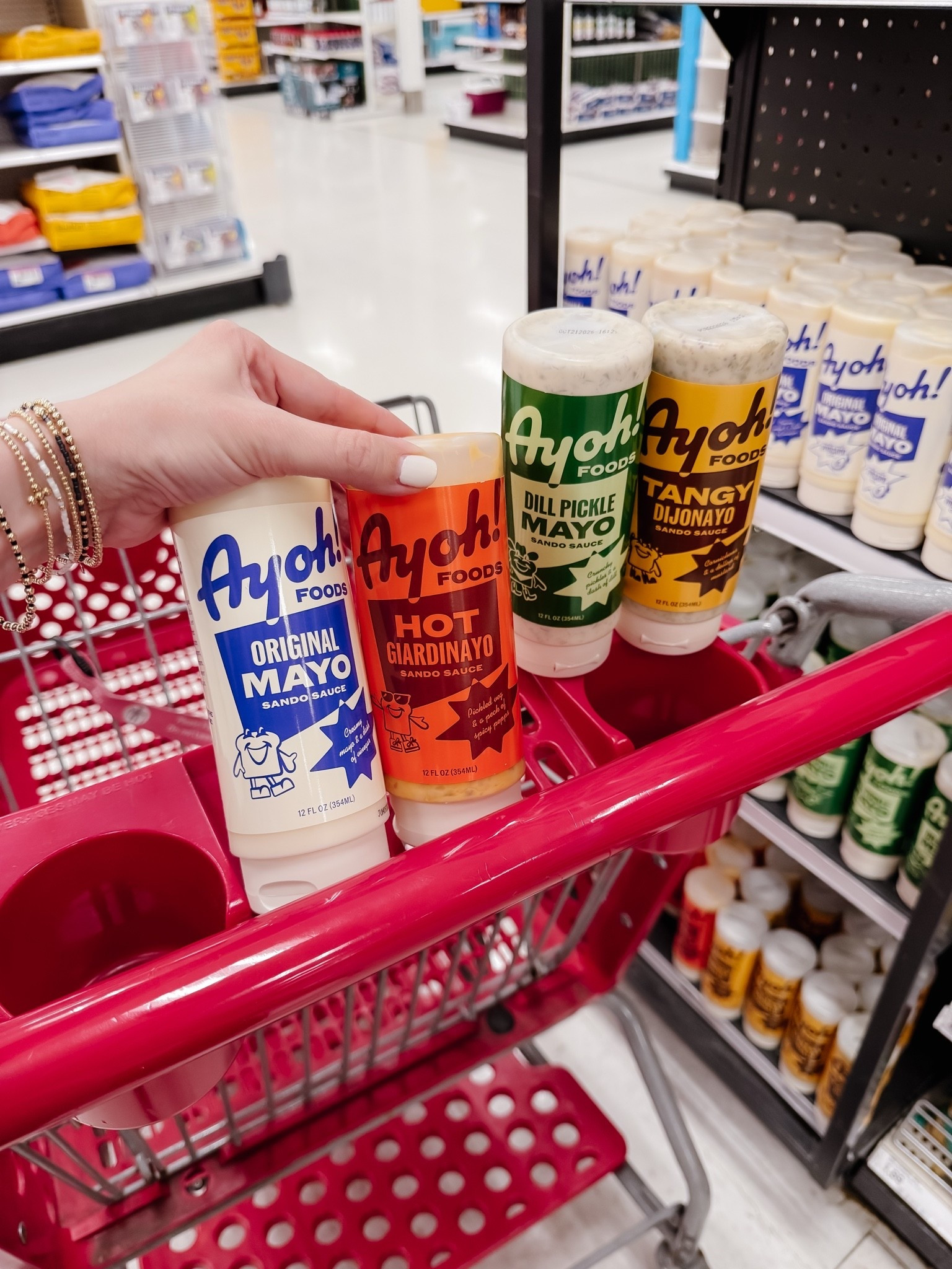 |#ad| Memorial Day weekend just got a whole lot saucier: Ayoh is now at @target!

If you’ve got burgers, sandwiches, hot dogs, or pasta salad on the cookout menu then Ayoh is a must. It’s mayo gone wild, delicious flavors made to take your cookout staples from basic to bold, deli level deliciousness. To celebrate Memorial Day and their Target launch, I’m giving 3 lucky winners a $100 Target gift card plus an Ayoh variety pack.

#LTKfoodie