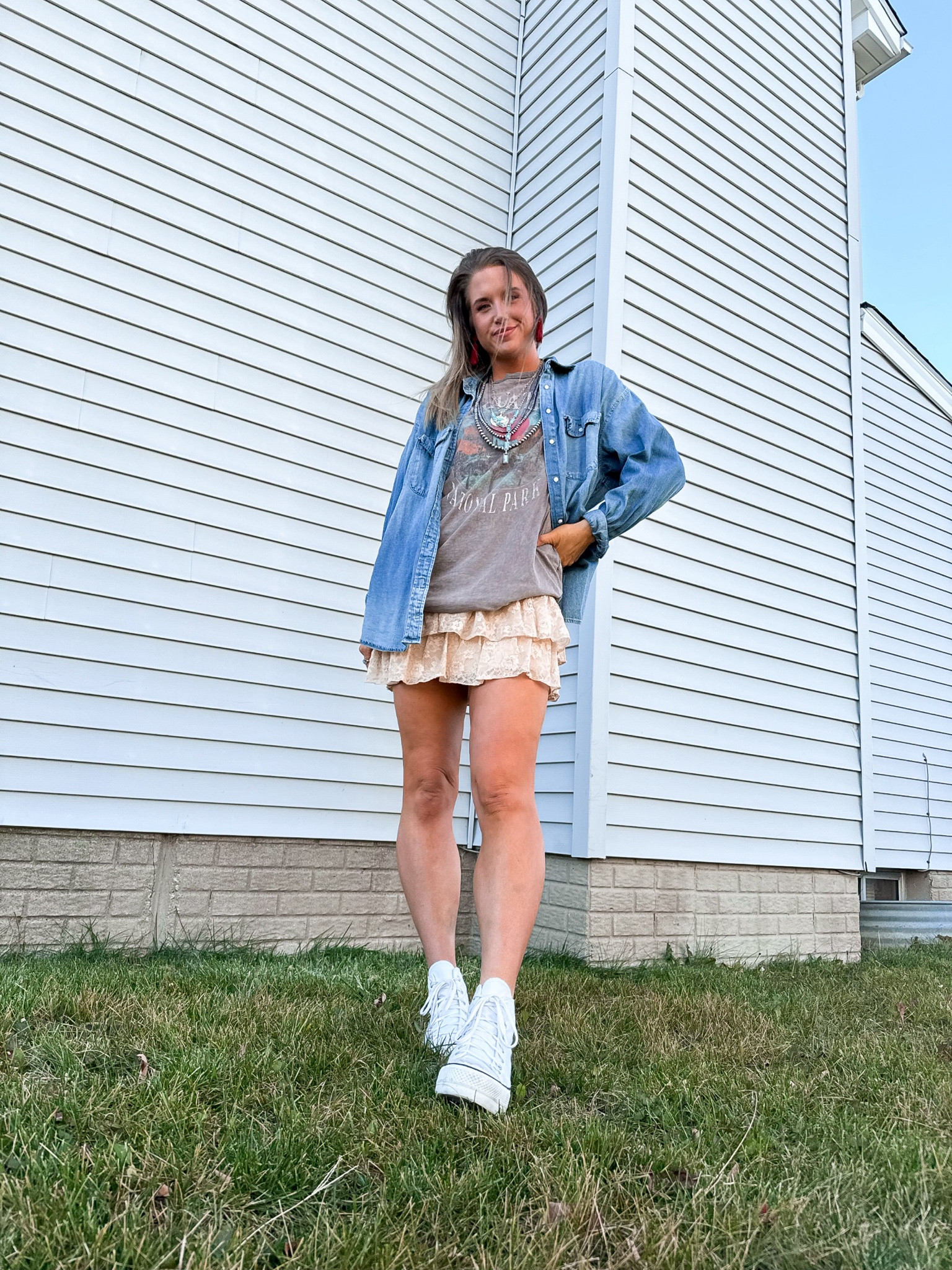 Thanksgiving Day outfit vibe. She was comfy and cute and kinda boho 🤌🏼😜 | outfit inspo 

#outfitlook #outfitinspo #bohochic #forever21finds #looksforless 

#LTKCyberWeek #LTKHoliday #LTKsalealert