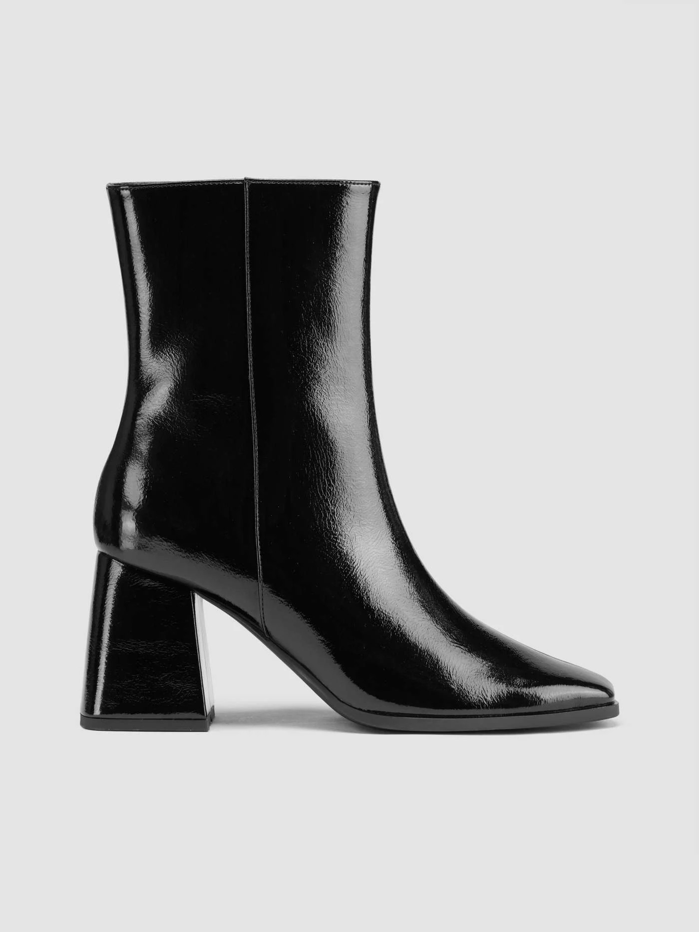 CHUNKY HEELED ANKLE BOOTS | Cider