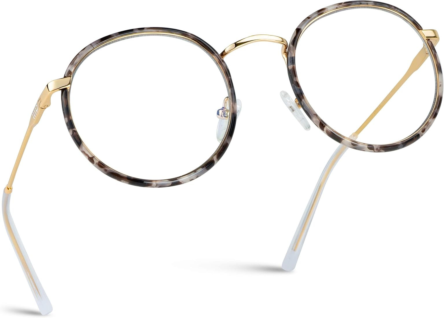 WearMe Pro - Retro Round Blue Light Computer Glasses | Amazon (US)