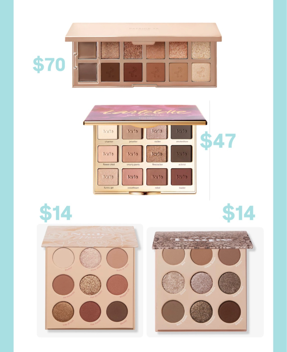 PRICE SWAP : EYESHADOW