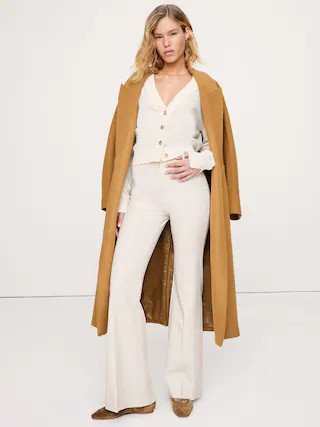 High-Rise Modern Flare Refined Pant | Banana Republic (CA)