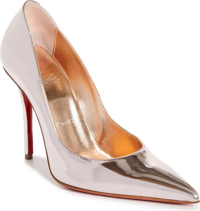 Miss Z Metallic Leather Pump (Women) | Nordstrom