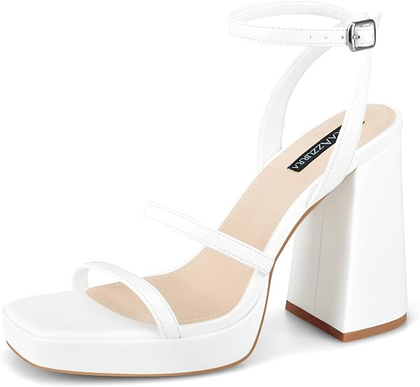 MIRAAZZURRA Platform Heels for Women | Amazon (US)