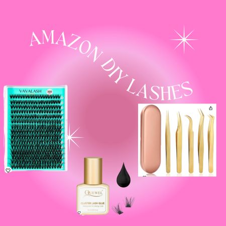 Diy lashes, lash extensions, lash kits, amazon lashes 

#LTKbeauty #LTKsalealert #LTKstyletip