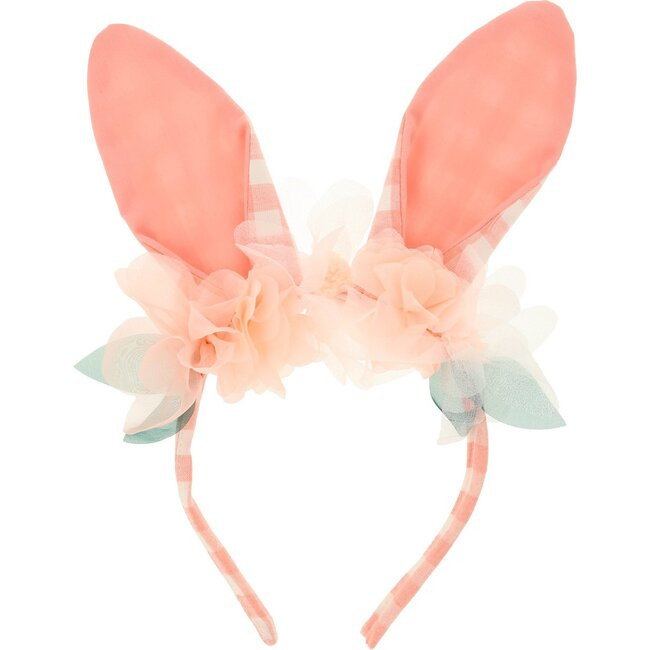 Embellished Gingham Bunny Headband | Maisonette