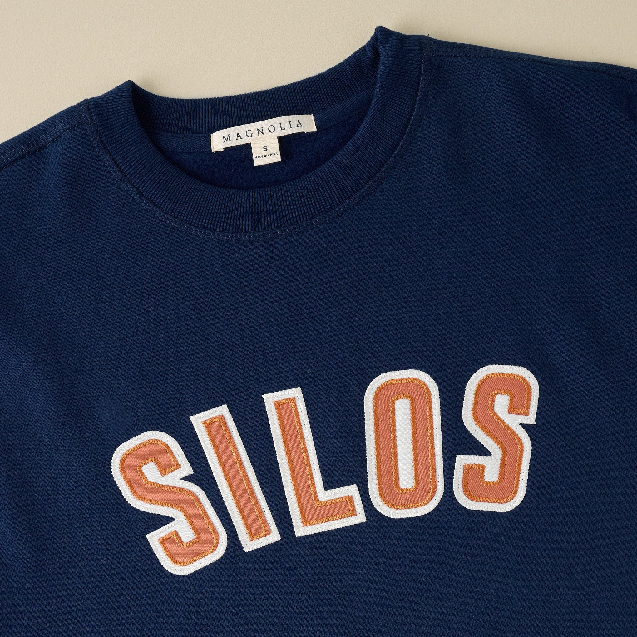 Magnolia Silos Navy Sierra Applique Sweatshirt | Magnolia