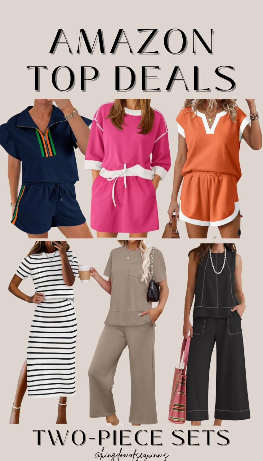 Casly Lamiit Two Piece Sets for Women Summer Outfits Crew Neck Sleeveless Tennis Skirt Set Stripe... | Amazon (US)