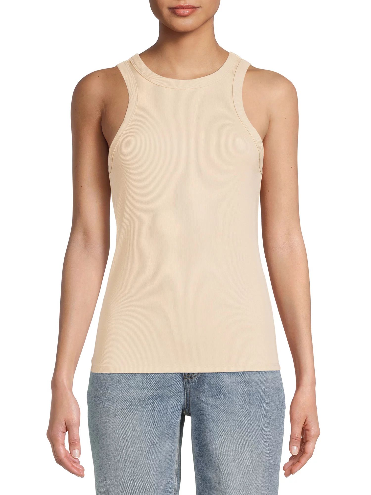 No Boundaries Junior's High Neck Tank Top | Walmart (US)