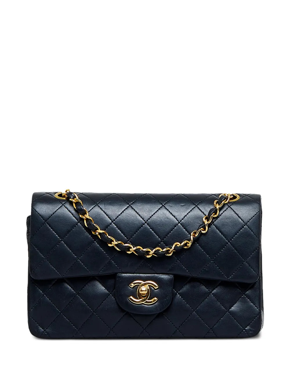 CHANEL Pre-Owned 1986 /1986 Small Classic Double Flap Shoulder Bag - Farfetch | Farfetch Global
