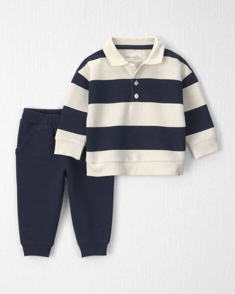 Baby Boy 2-Piece Organic Cotton French Terry Top & Pant Set - Little Planet | Carter's | Carter's Inc