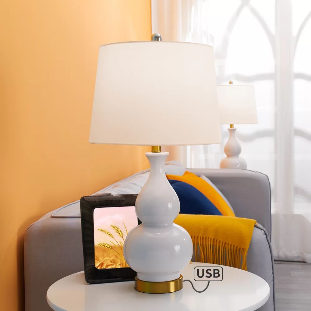 Conyers USB Table Lamp | Wayfair North America