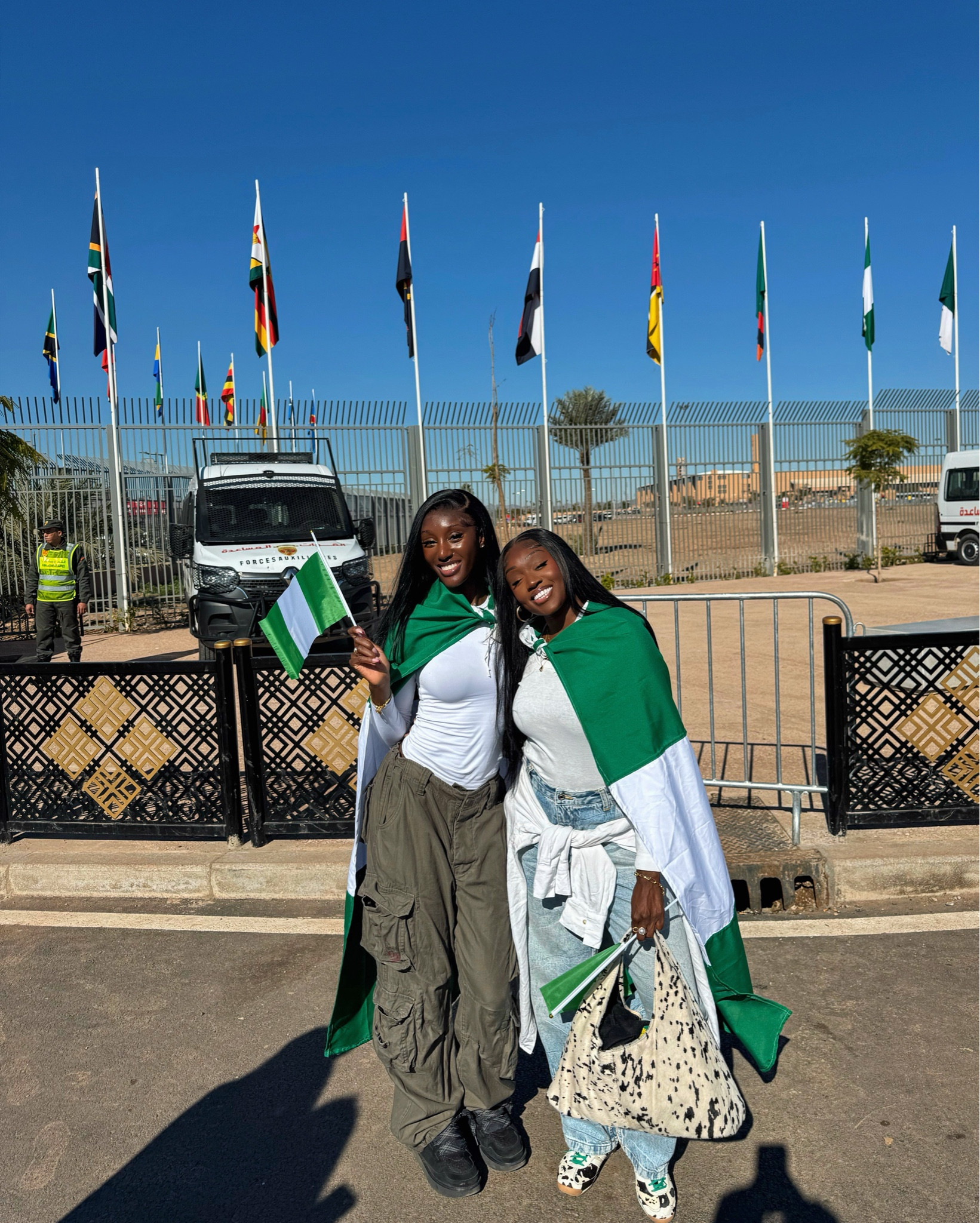 Naija babes! 🇳🇬 🫶🏾
We had the best time at AFCON Morocco! #motherdaughter 

#LTKuk #LTKshoes #LTKtravel
