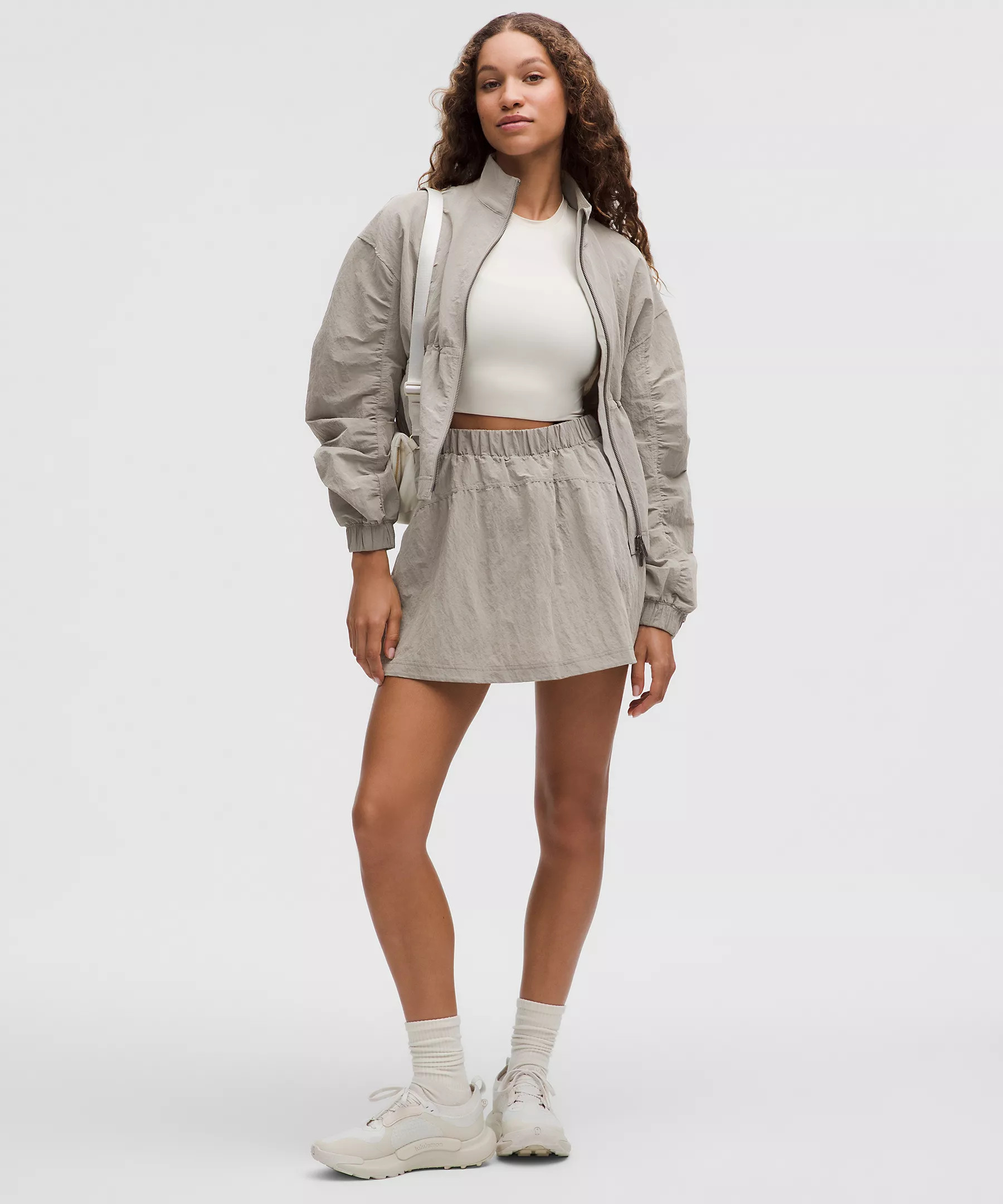 Crinkle Nylon High-Rise Mini Skirt | Lululemon (US)