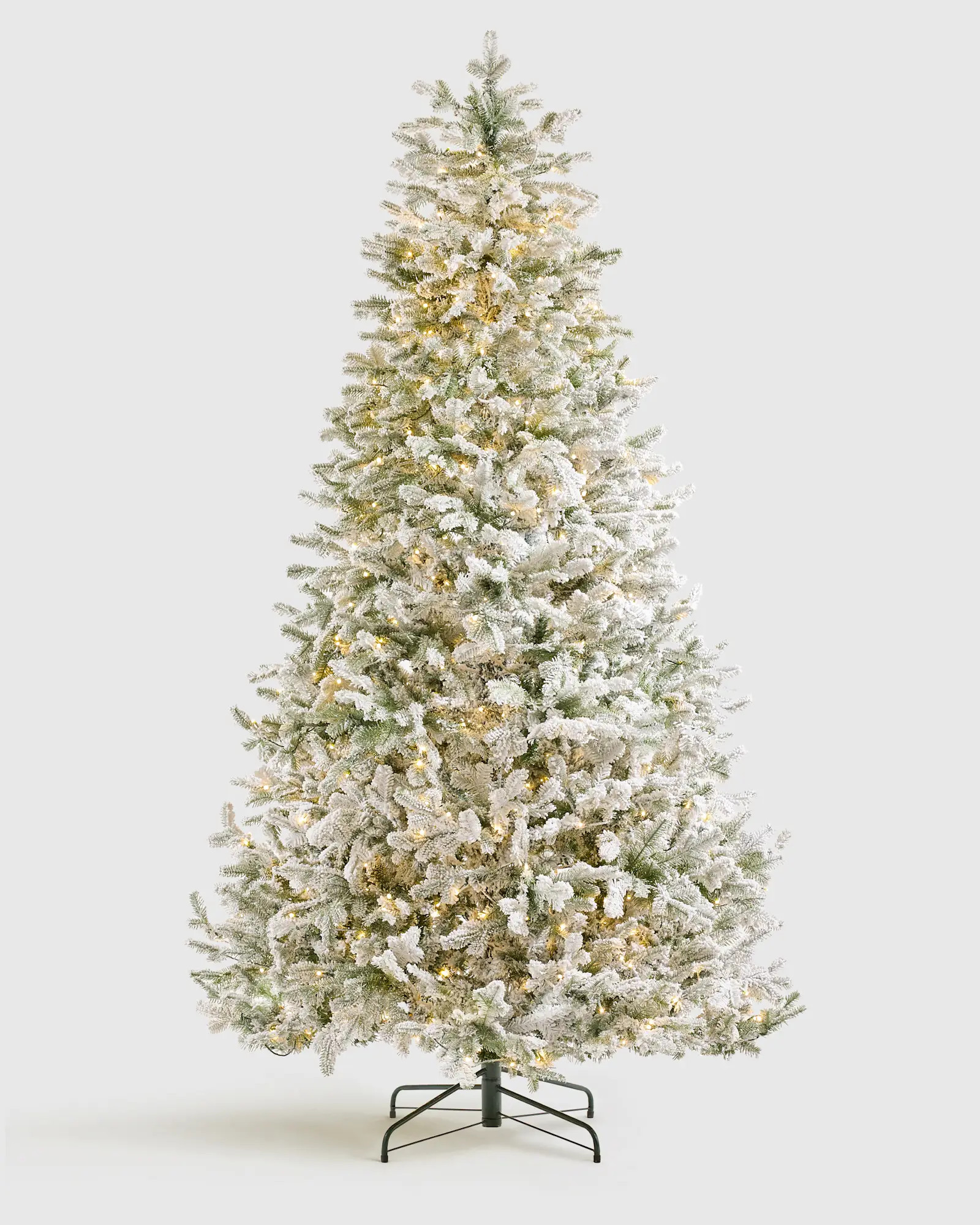 Frosted Fraser Fir Artificial Christmas Tree: Lit | Quince
