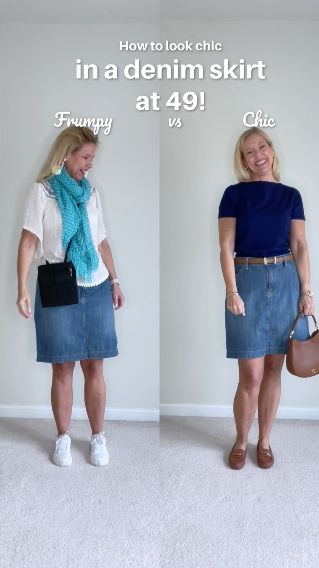 I bought this denim skirt probably 20 years ago! 😁 


#LTKOver40 #LTKgrwm #LTKootd