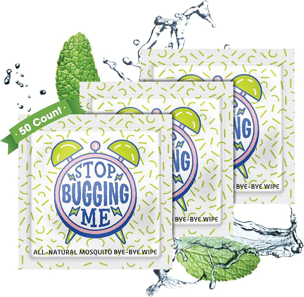 LA Fresh DEET Free Mosquito Repellent Wipes - Long Lasting Bug Repellent Wipes, Travel Insect Rep... | Amazon (US)