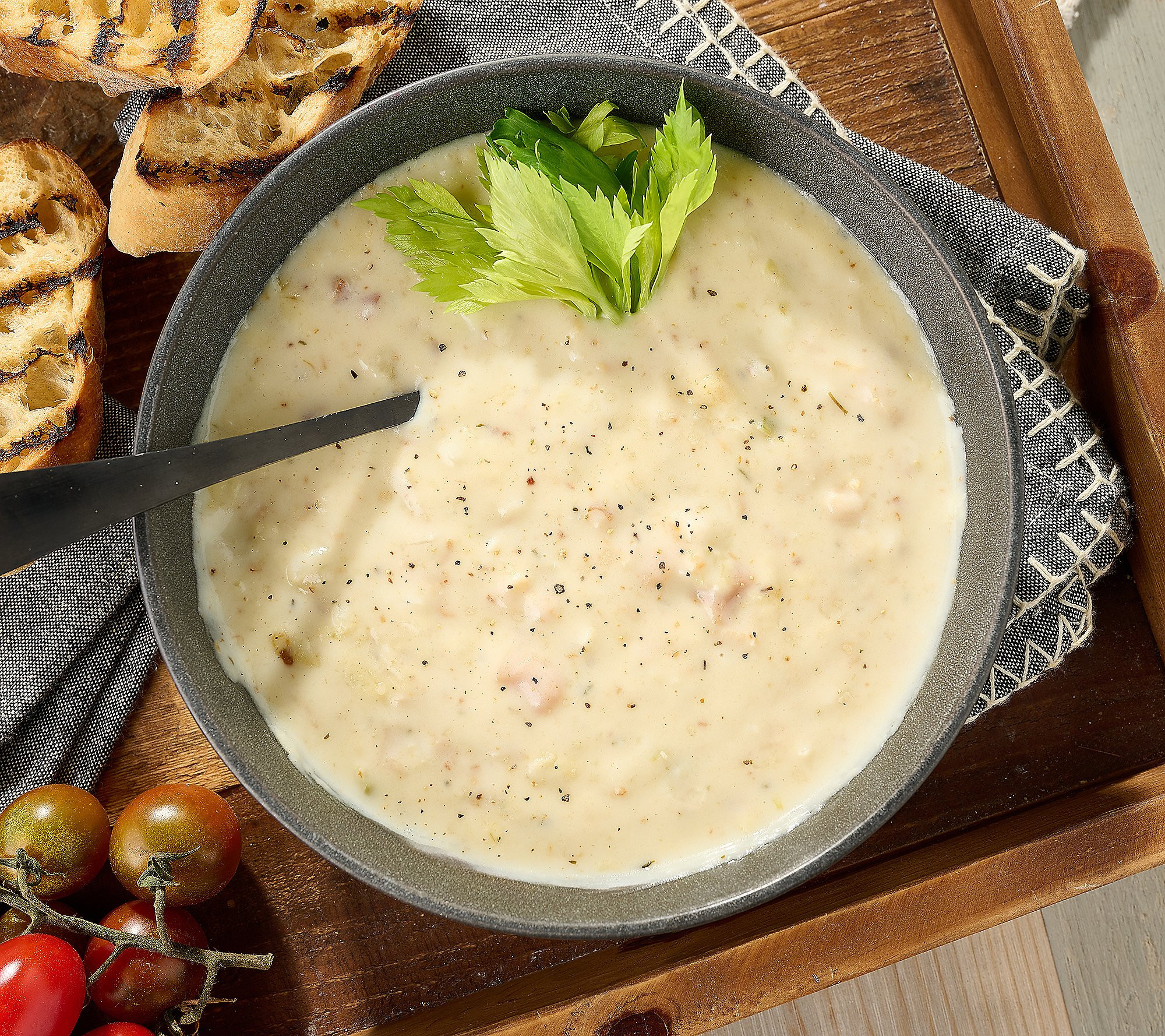 Pike Place (2) 2lb Famous Clam Chowder or Seafood Bisque | QVC