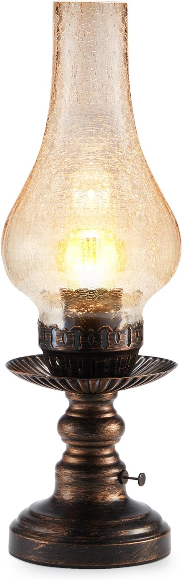 UMEXUS Vintage Rechargeable Cordless Table Lamp with Dimmer & Touch Control, Small Battery Powere... | Amazon (US)