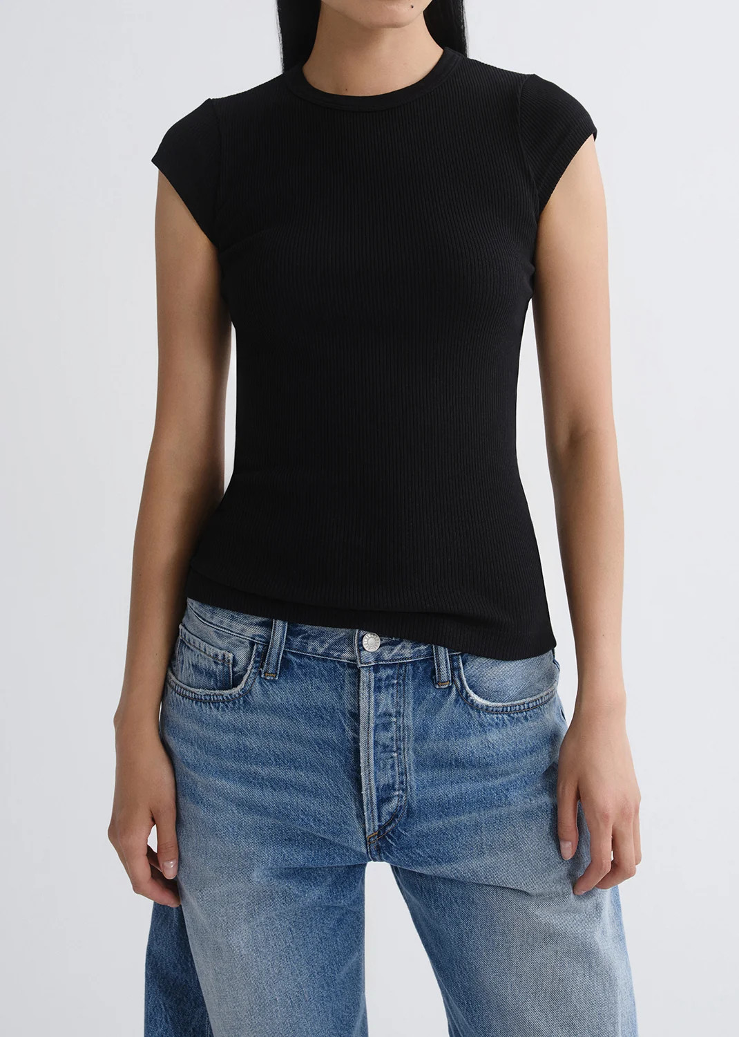 Edison Tee in Black | AGOLDE