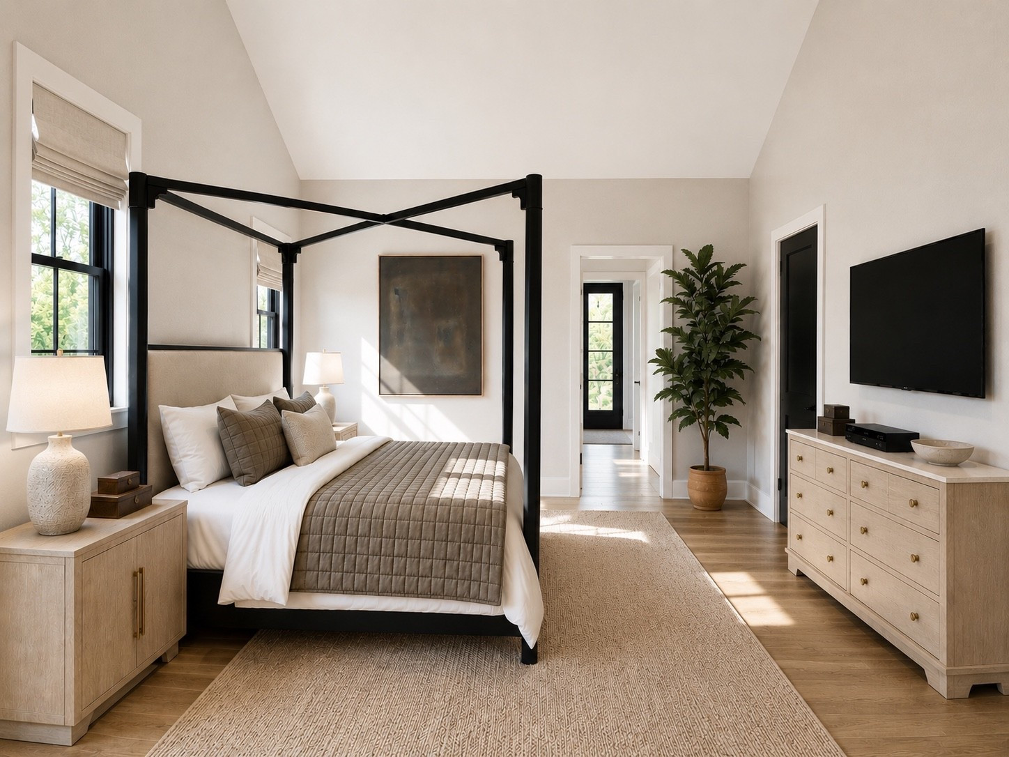 Client design 

Swivel chairs in front of the bed.

#LTKHome