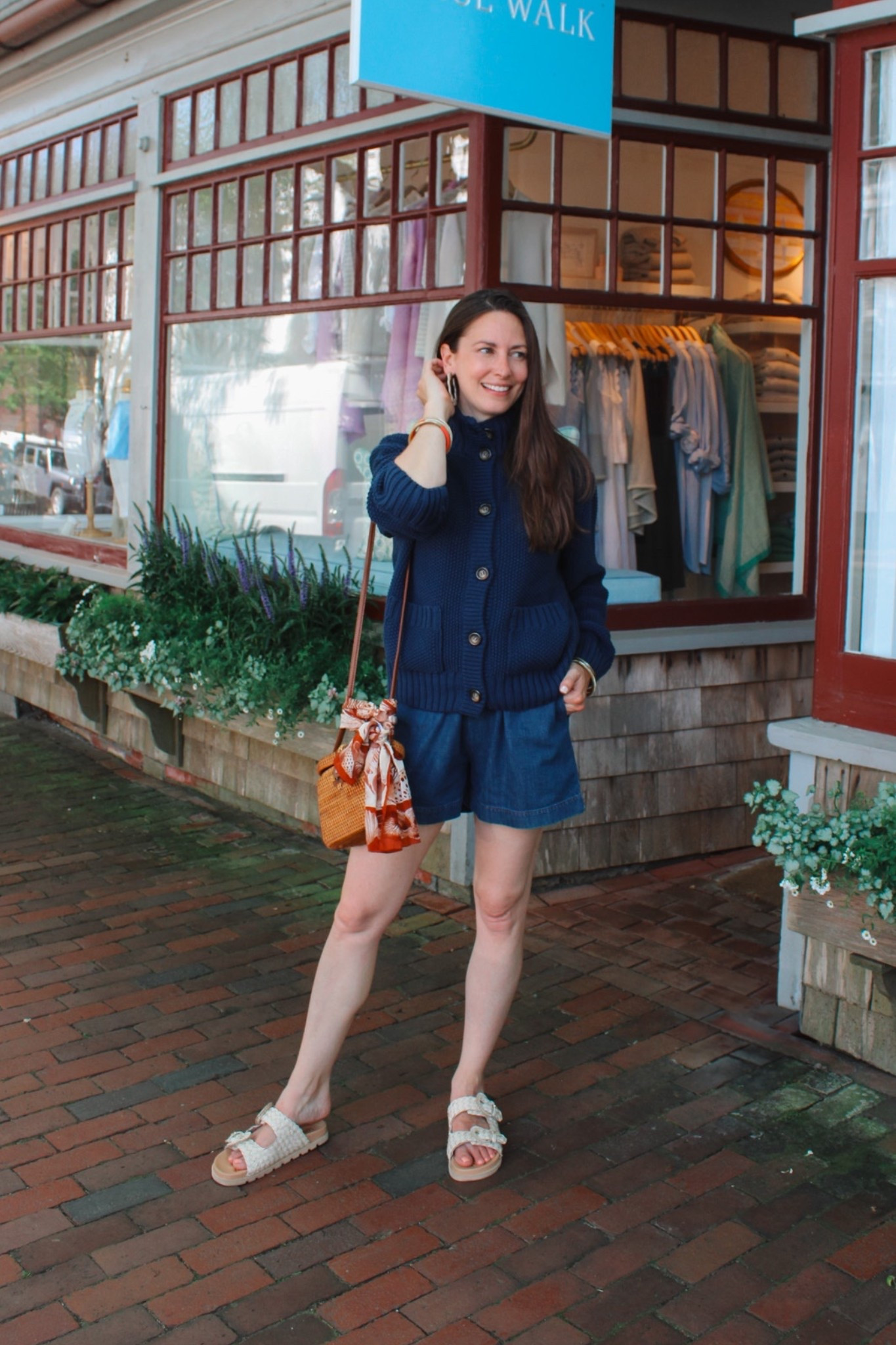 Staple sweater, button down sweater, cardigan sweater, easy outfit idea, summer sweater, fall sweater for mom, mom outfit, east coast summer 

#LTKTravel #LTKSeasonal #LTKStyleTip