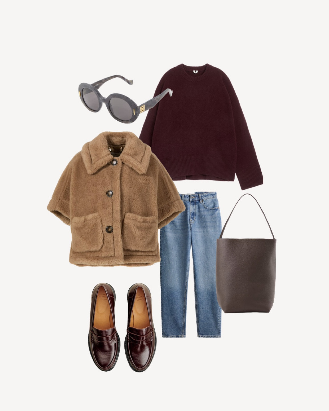 Herbstoutfit: Teddy & Burgundy

#LTKstyletip #LTKautumn #LTKdeutschland