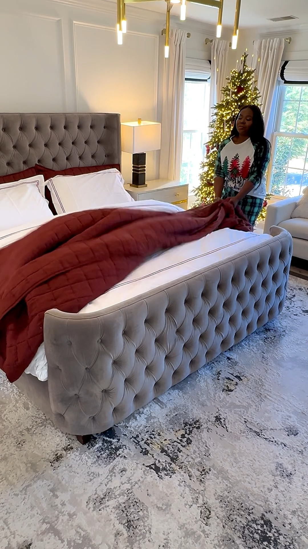 Cozy bedroom Christmas vibes with these Wayfair finds! #wayfair #bedroomdecor 

#LTKHome #LTKGiftGuide #LTKHoliday