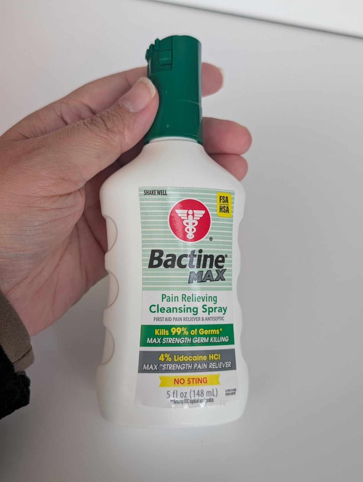 Bactine MAX First Aid Spray - Cleansing Spray with 4% Lidocaine - Relief for Minor Cuts, Burns & ... | Amazon (US)