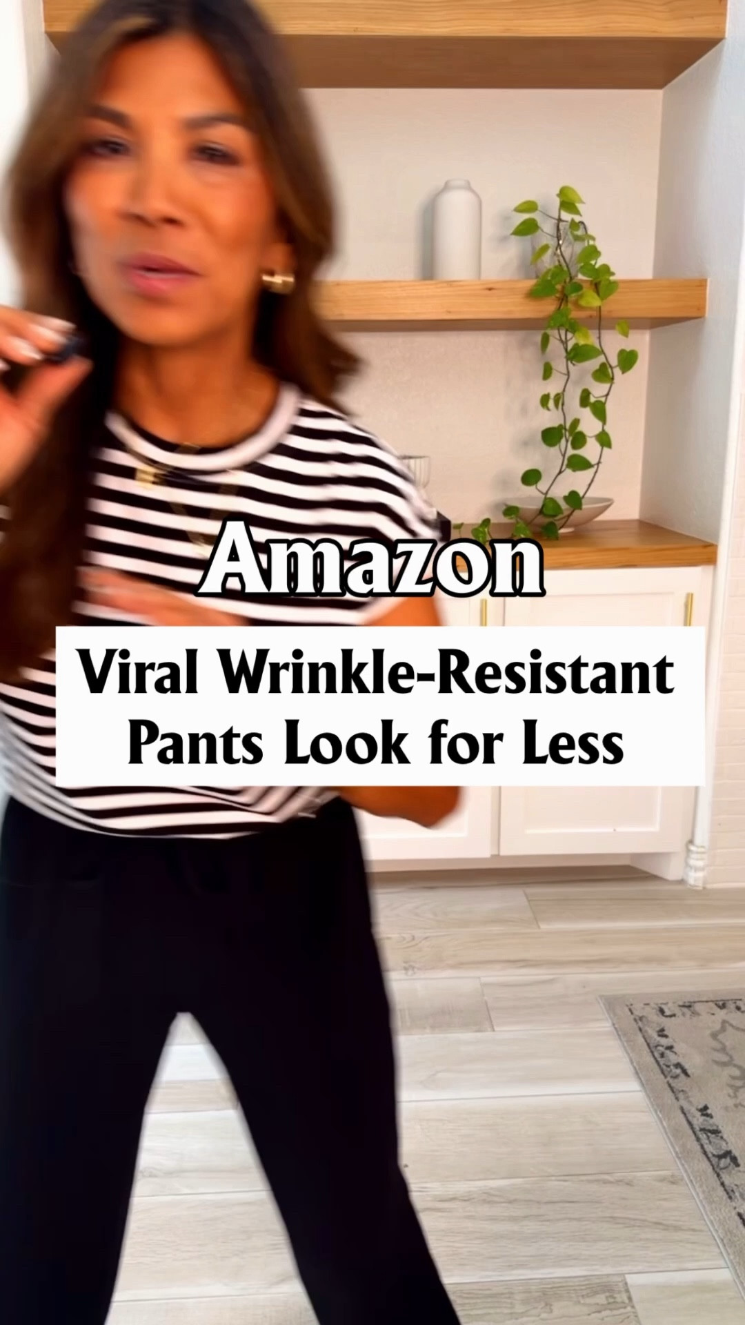 I’m 5’2” 118#ish for reference 
Pants in small tts.
Striped top in small tts.
Adidas size down.

Wrinkle-resistant pats, comfy pants, viral pants, work pants, travel pants, Amazon finds,over 50 style, midlife fashion, petite fashion,midlife women, affordable fashion, fashion over40 

#LTKTravel #LTKOver40 #LTKPetite