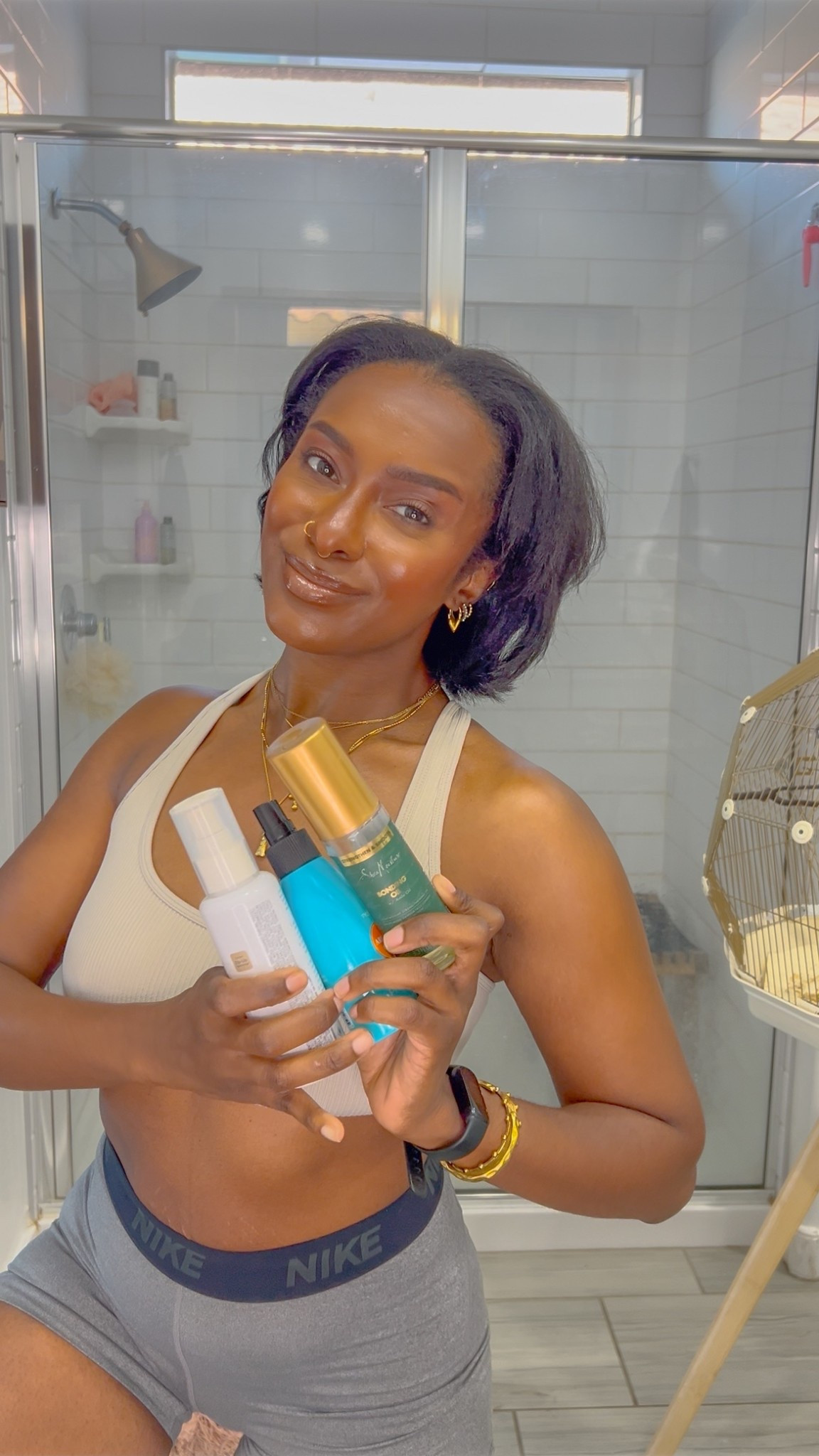Products in my current rotation that help keep my straight natural hair from reverting